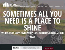 Tablet Screenshot of helenaindustries.org