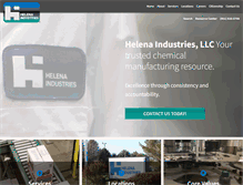 Tablet Screenshot of helenaindustries.com